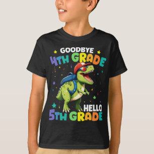 T-shirt Au revoir 4e grade T Rex Monster Truck Dinosaur