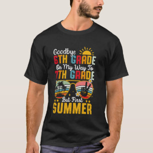 T-shirt Au revoir 6ème à la 7ème mais d'abord