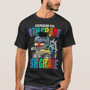 T-shirt Au revoir 8e année Bonjour 9e année Monster Truck