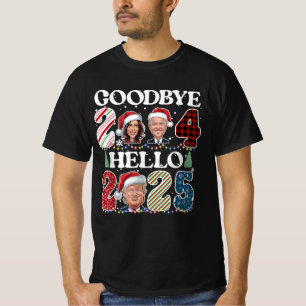 T-shirt Au revoir Biden Harris 2024 Bonjour Trump 2025