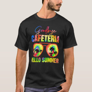 T-shirt Au revoir cafétéria bonjour été Dernier jour d'éc