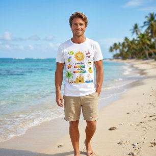 T-Shirt Au Revoir École Bonjour Fête D'été