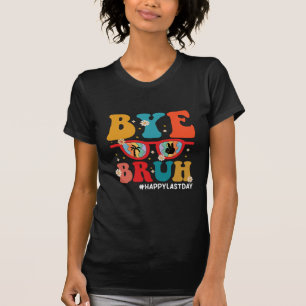 T-shirt Au revoir frère professeur joyeux dernier jour d'é