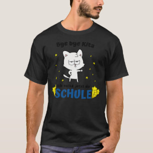 T-shirt Au revoir Kita Schule Einschulung Spa Katze Kinder
