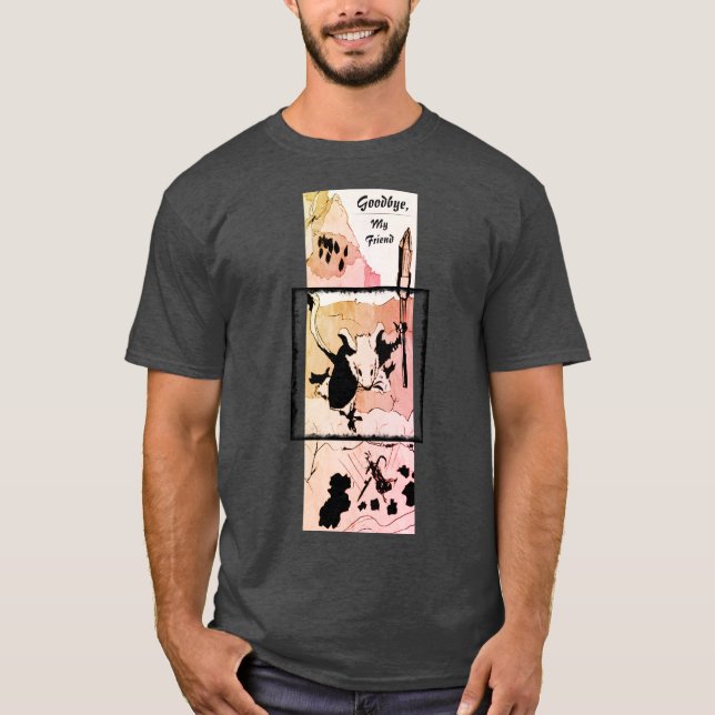 T-shirt Au revoir, mon ami (Devant)