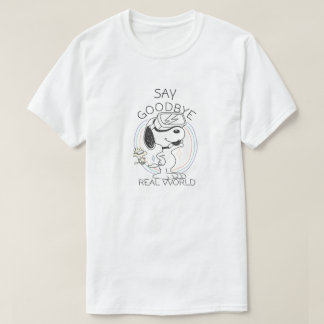 T-shirt Au revoir mon monde réel