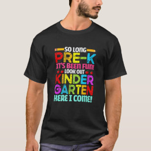 T-shirt Au revoir pré-maternelle joli retour à l'école att