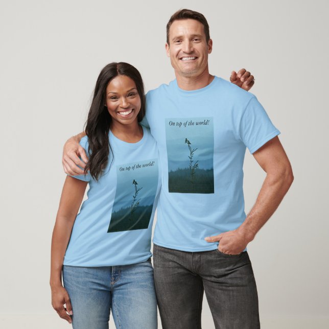 T-shirt - Au sommet du monde (Unisexe)