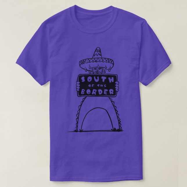 T-shirt Au sud de la frontière (Design devant)