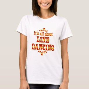 T-SHIRT AU SUJET DE LA LIGNE DANSE