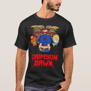 T-shirt Aube cramoisie