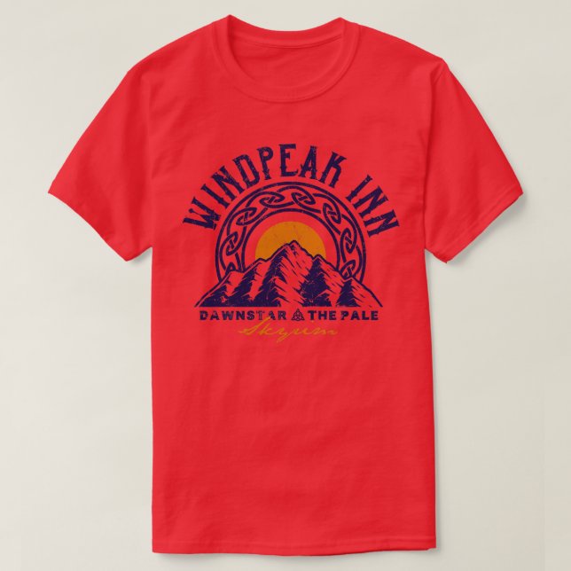 T-shirt Auberge de Windpeak (Design devant)