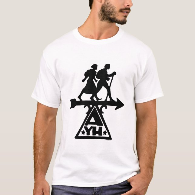 T-shirt Auberges de jeunesse américaines (Devant)