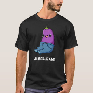 T-shirt Auberjeans Funny Eggplant Pun Dark BG