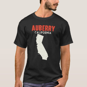 T-shirt Auberry Californie États-Unis d'Amérique Voyage Ca