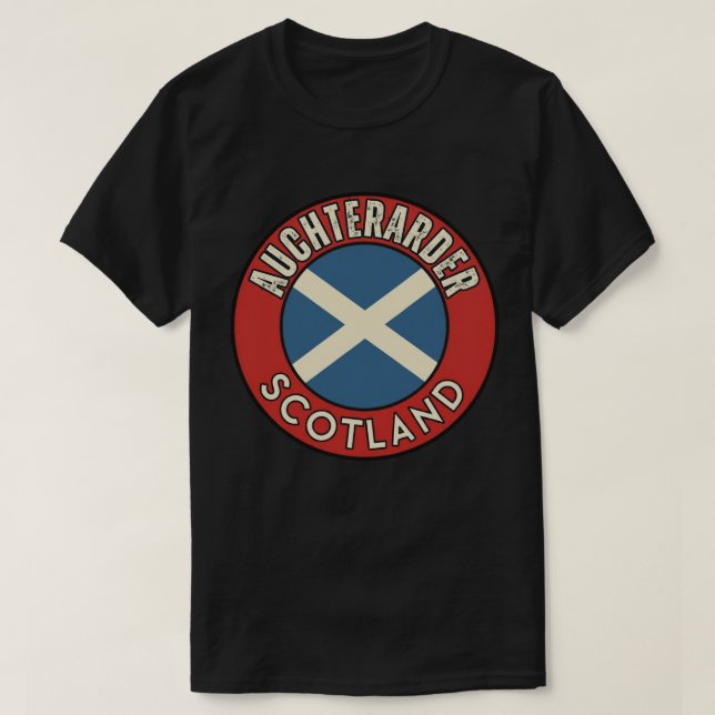 T-shirt Auchterarder, Écosse (Design devant)