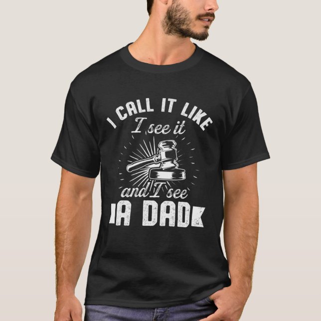 T-shirt Auctioneering Auctioneer Dad Call it Like I See it (Devant)