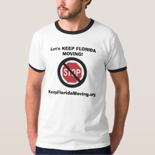 T-shirt Aucun arrêt - GARDONS LE DÉPLACEMENT de la FLORI