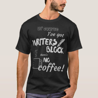 T-shirt Aucun bloc d'enregistreurs de café