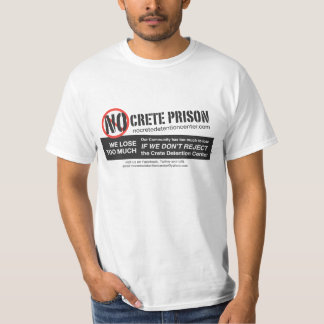 T-shirt aucun centre de détention de Crète