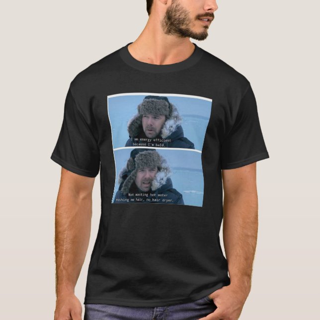 T-shirt Aucun contexte Karl Pilkington - Karl est l'effica (Devant)