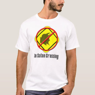 T-shirt Aucun croisement de Satan