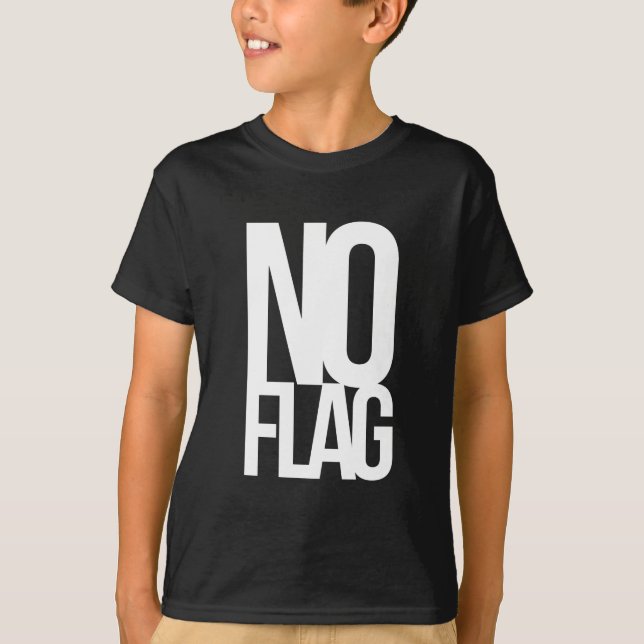 T-shirt Aucun drapeau (Devant)