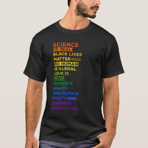 T-shirt Aucun être humain n'est illégal ! L'amour est l'am