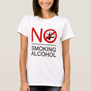 T-shirt AUCUN Fumeur ⚠ THÉ ⚠