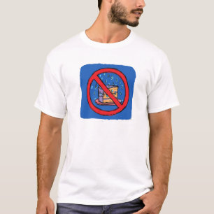 T-shirt Aucun gâteau partant sous la pluie