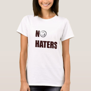 T-SHIRT AUCUN HATERS CROP TOP