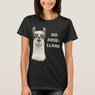 T-shirt Aucun lama de problème