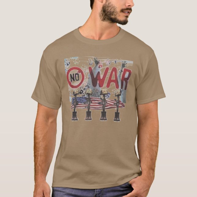 T-shirt aucun militaire (Devant)