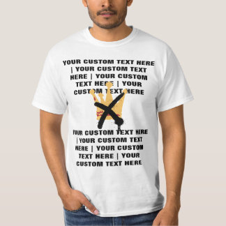 T-shirt Aucun motif de protestation personnalisé anti-mona