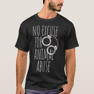 T-shirt Aucun Motif De Violence À L'Égard Des Animaux Prot