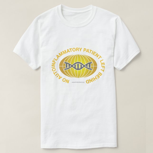 T-shirt Aucun Patient Laissé Derrière (Design devant)