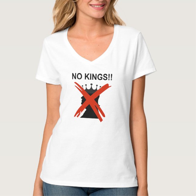 T-SHIRT AUCUN ROI (Devant)