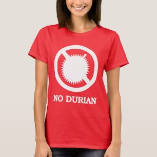 T-shirt AUCUN signe de fruit tropical de durian