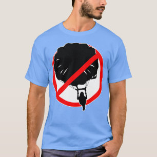 T-shirt aucun skieur n'a autorisé les skieurs