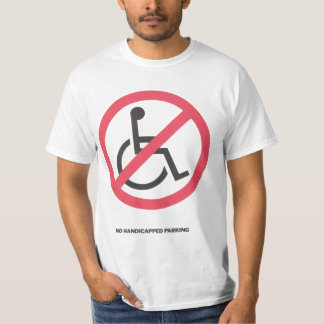 T-shirt Aucun stationnement handicapé