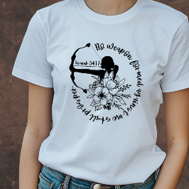T-shirt Aucune arme forgée contre moi chrétien
