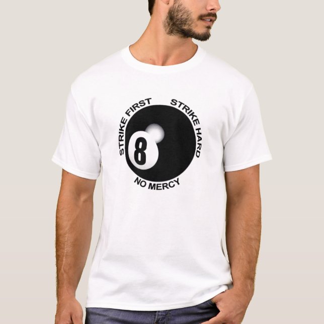 T-shirt Aucune boule de la pitié 8 (Devant)