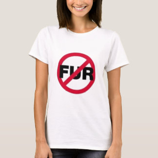 T-shirt Aucune chemise de fourrure