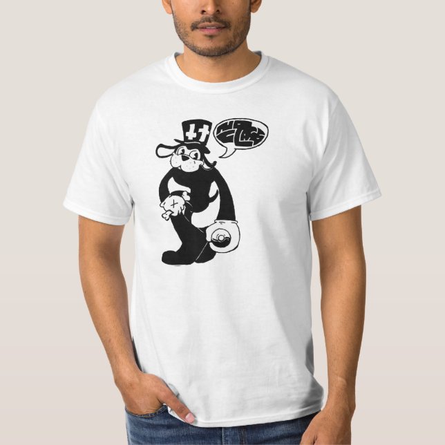 T-shirt Aucune classe (blanc) (Devant)