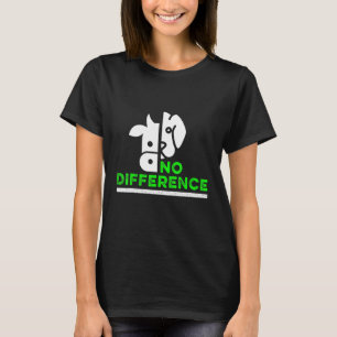 T-shirt Aucune différence vache chien animaux animal de co