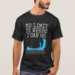 T-shirt Aucune limite à l'endroit où je peux aller, pilote