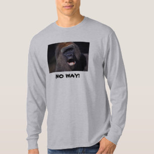 T-shirt AUCUNE MANIÈRE ! Sweatshirt de gorille