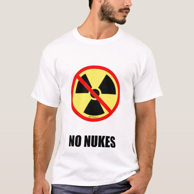 T-SHIRT AUCUNE PIÈCE EN T D'ARMES NUCLÉAIRES (Devant)