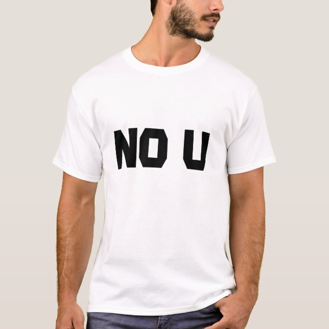 T-shirt Aucune pièce en t d'U (Devant)