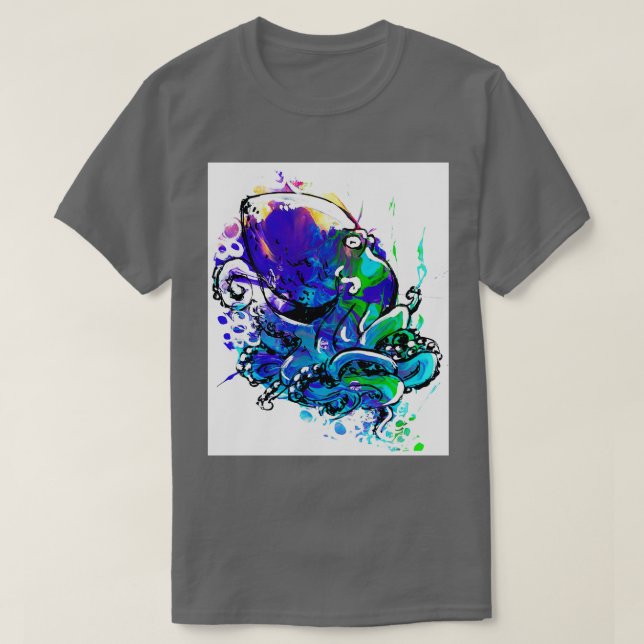 T-shirt Aucune pieuvre ordinaire (Design devant)